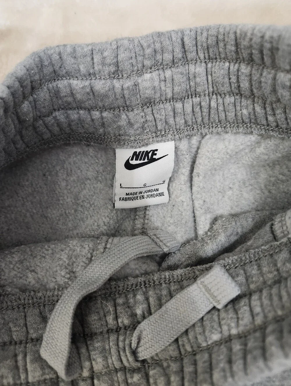 Nike Gray Joggers Sweatpants Youth Size Large